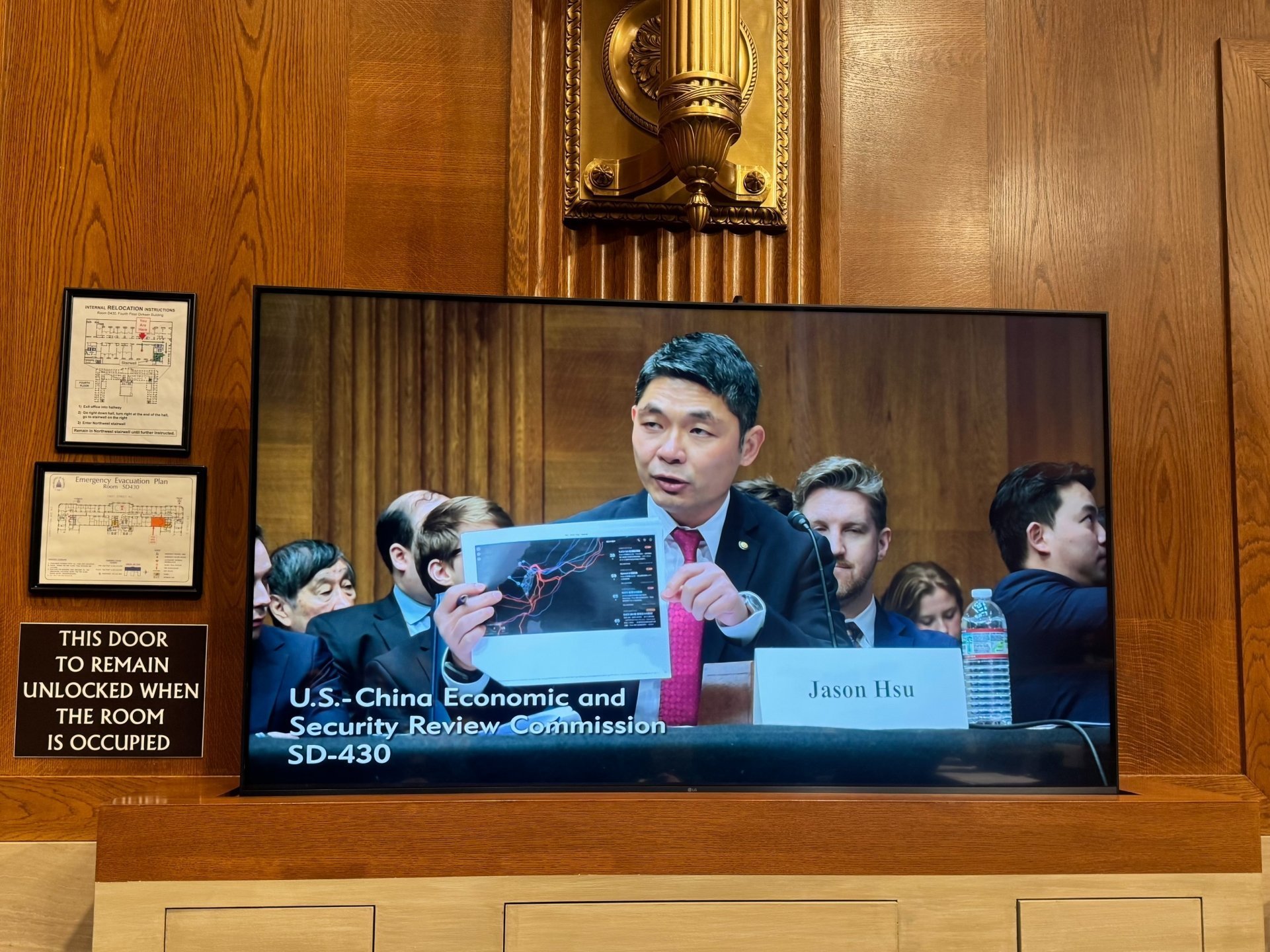 Former Legislator Jason Hsu Testifies at USCC Hearing, Urging U.S. and Taiwan to Fortify Undersea Cable Resilience